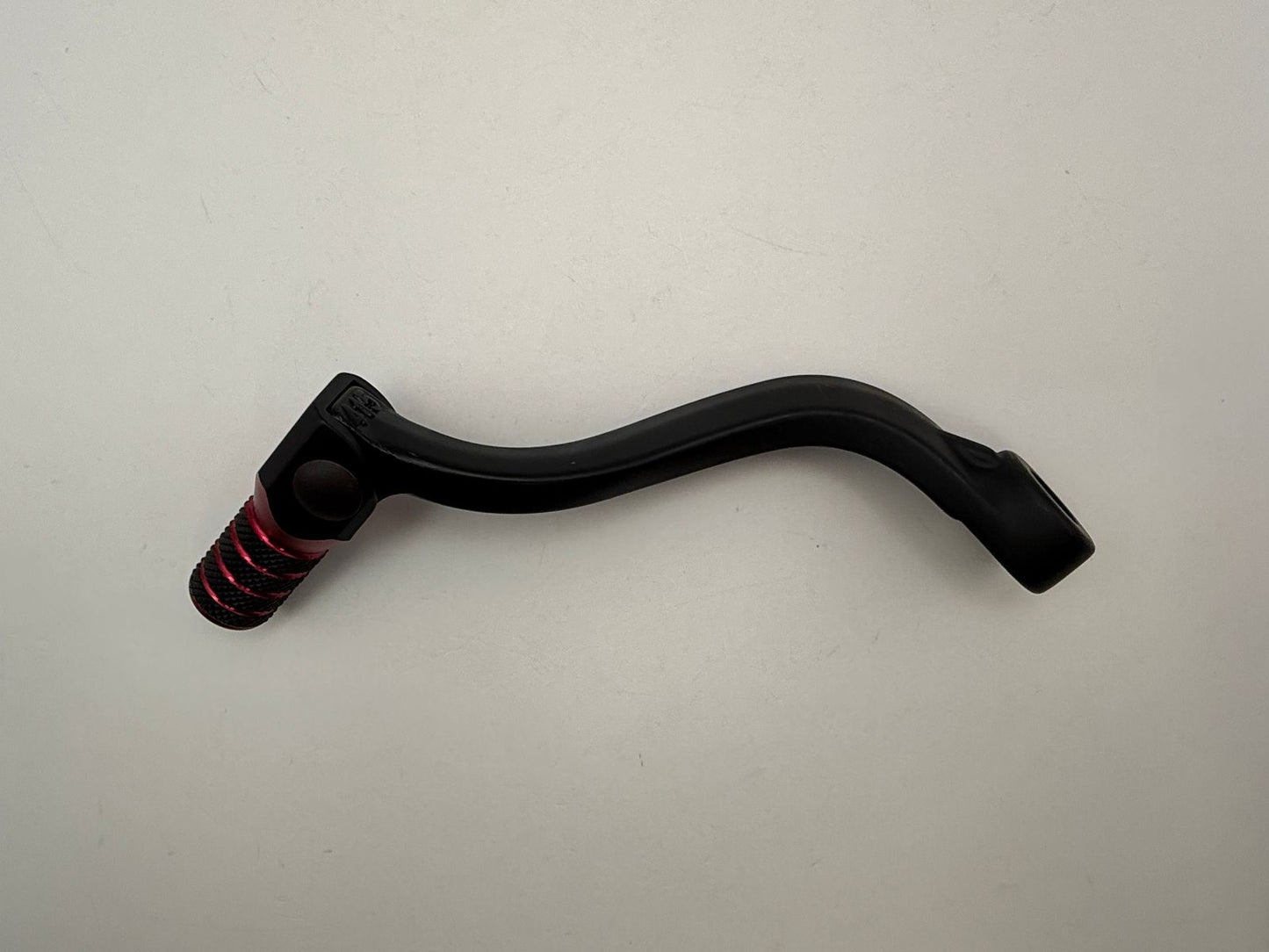 Gear Lever Alloy Black with Red Tip KTM 450 EXC-F 17-20, 500 EXC-F 12-20, 125 SX-F 16, 450 SX-F 16-20, Husqvarna TC125 16, FC450 16-20, FE450 17-20