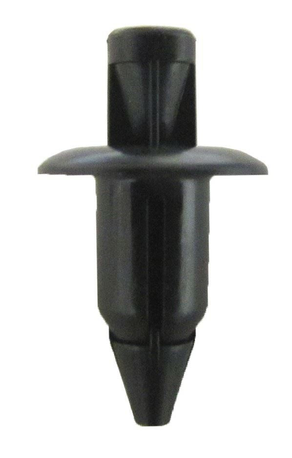 Fairing Clip Push Rivet Type 6mm hole with Head 12mm, Black (RVT-PR01)