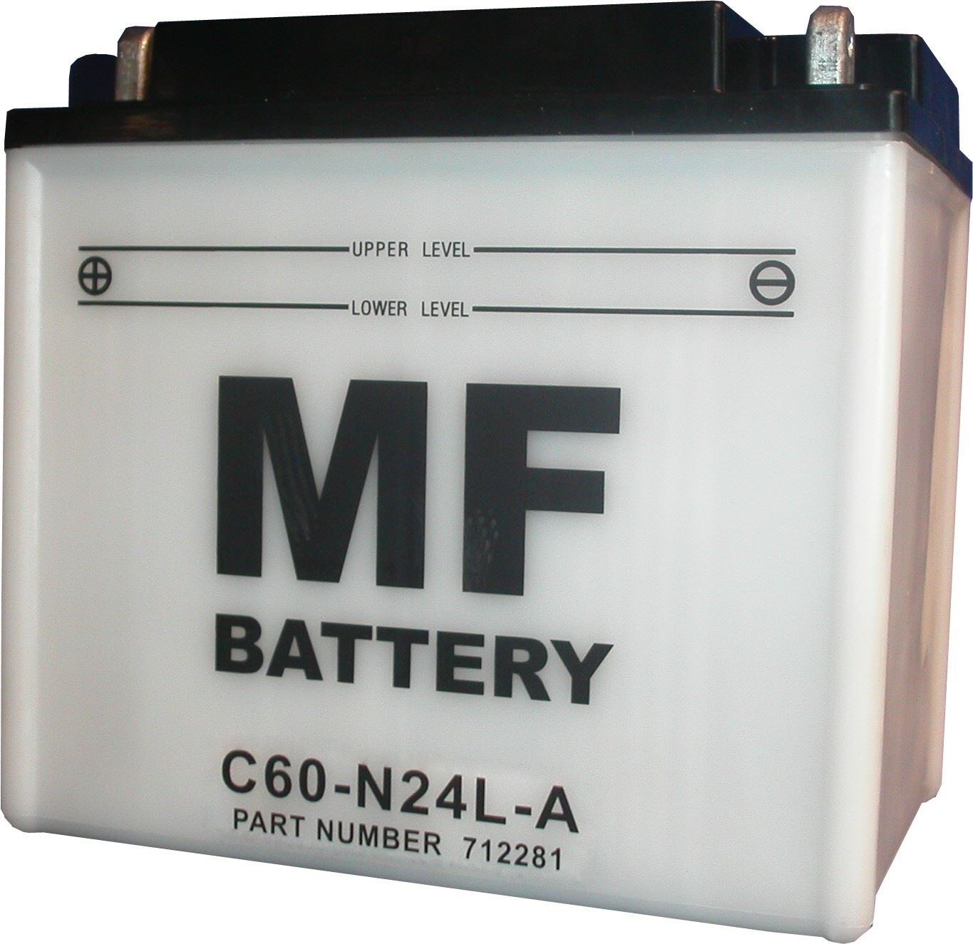 Battery C60-N24L-A,12N24-3  - 12v 28AH L:184mm H:170mm W:125mm