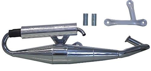 Exhaust Chrome Sports Piaggio Typhoon50, NRG, Runner, Zip50