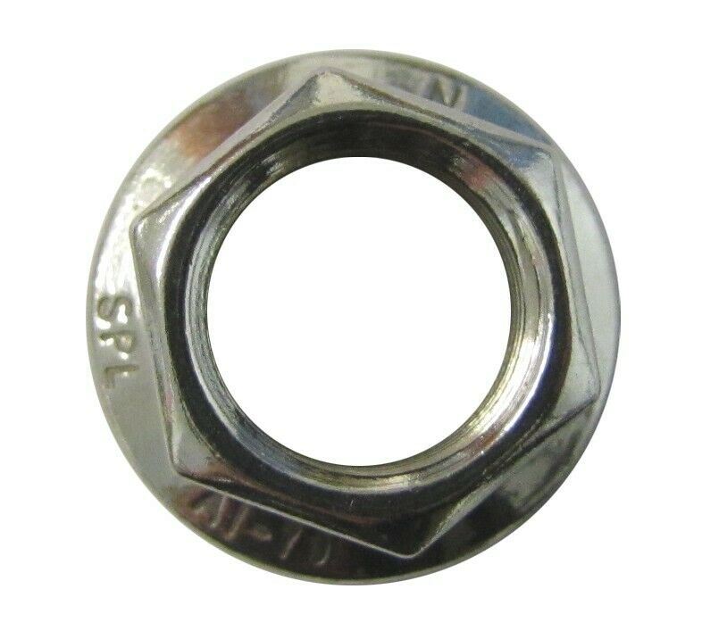 Nuts Flange Stainless Steel 12mm Thread uses 19mm Spanner (Per 20)