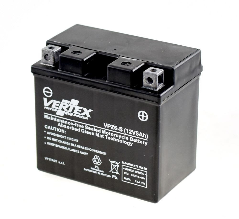 Vertex VPZ6-S Battery (L:113 mm x W:70 mm x H:105 mm) 80 A