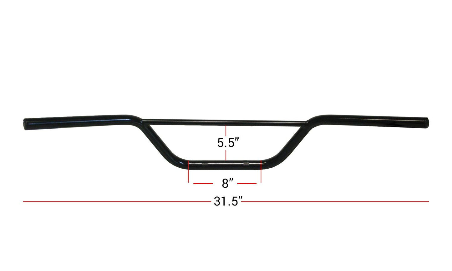 Handlebar 7/8'' Black Trail 4.50'' Rise