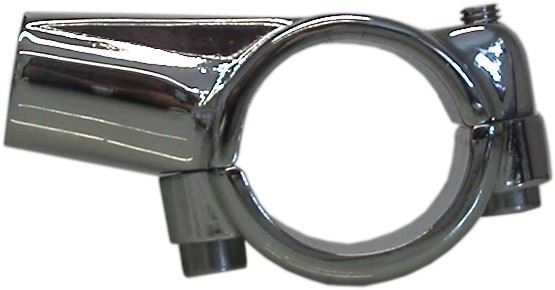 Mirror Clamp 10mm Chrome Universal For 1'' Handlebars