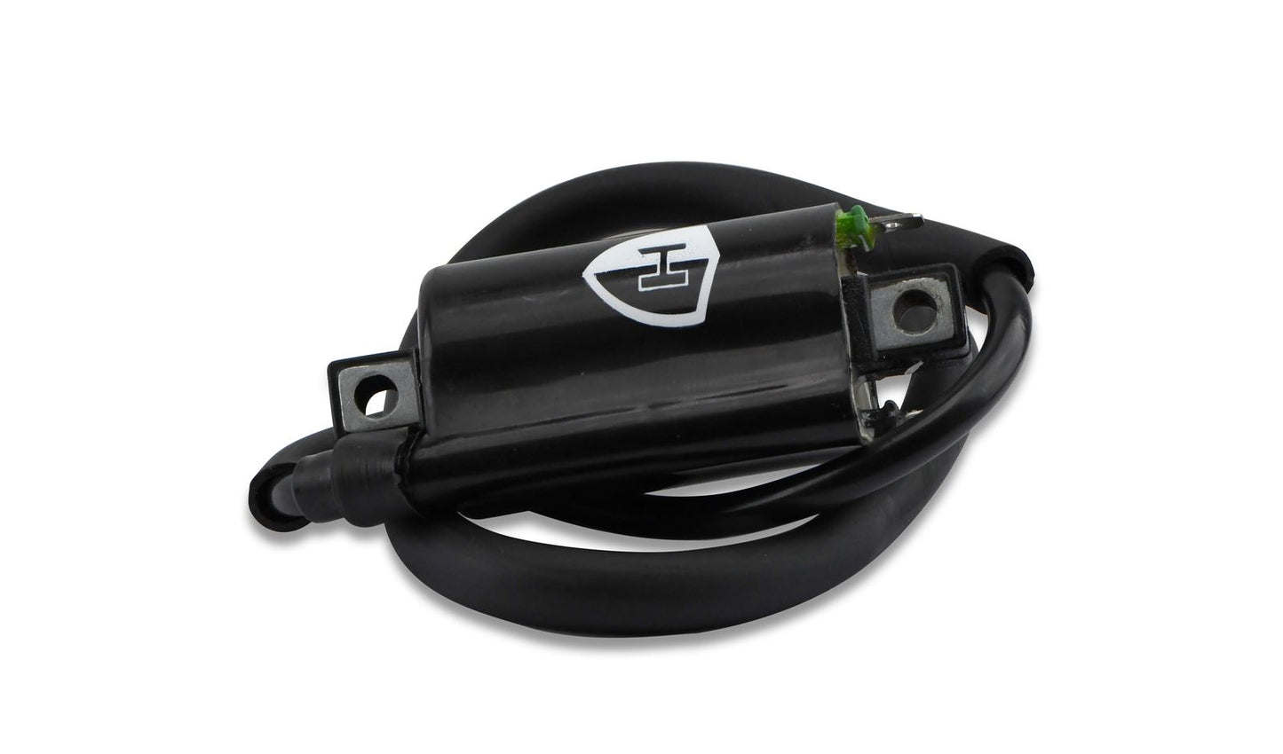 Ignition Coil 12v CDI Single Lead 2 Terminal Late Kawasaki (22" lead length)
