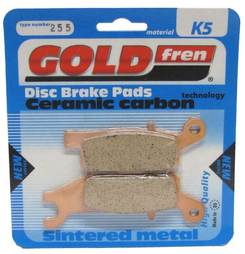 Goldfren Brake Pads K5-255,FA445,VD279,SBS852,FDB2233 YFM700 Grizzly Rear Left 07-08