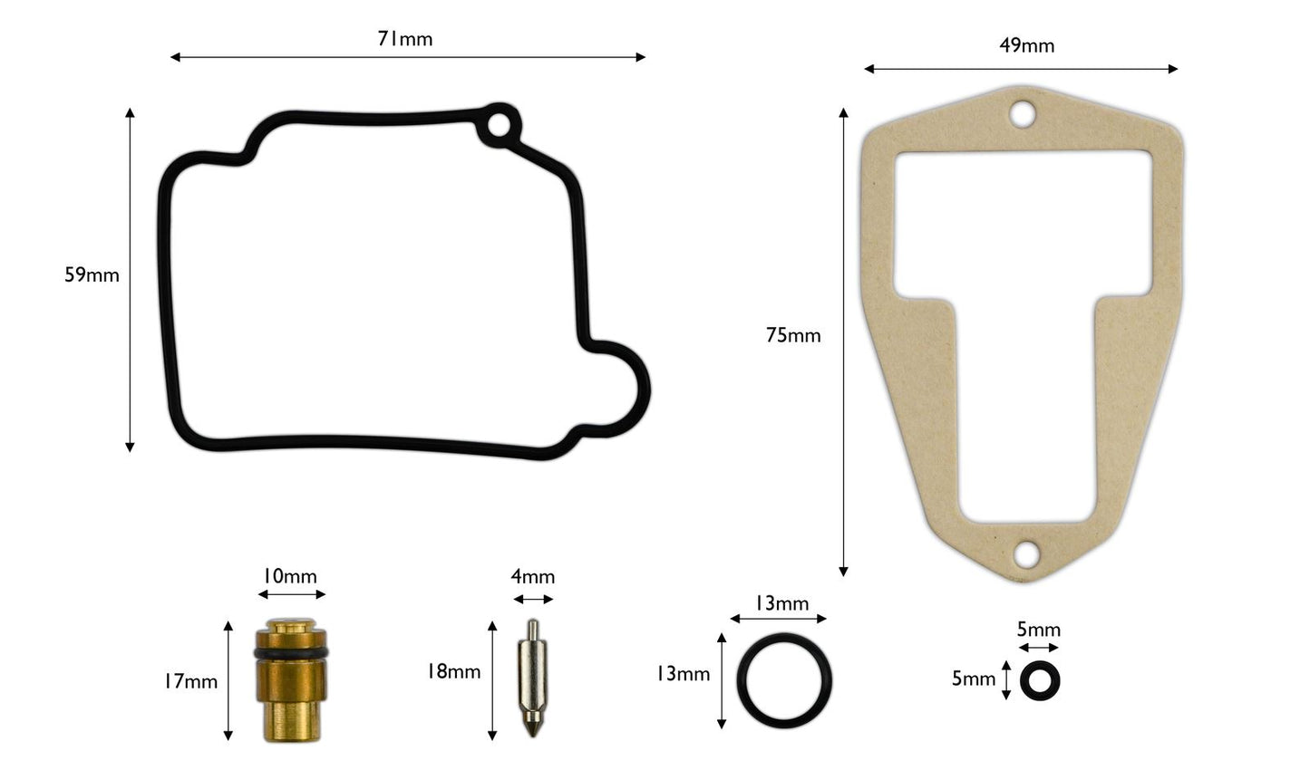Carb Repair Kit Suzuki GSXR750F,G,R-G 85-86