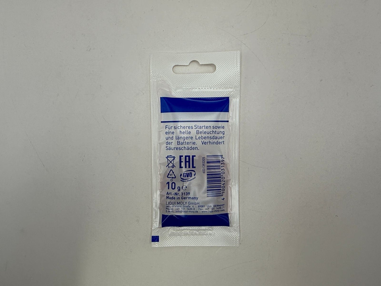 Liqui Moly Battery Clamp & Terminal Grease Sachet Protects Battery Terminals From Corrosion (50)