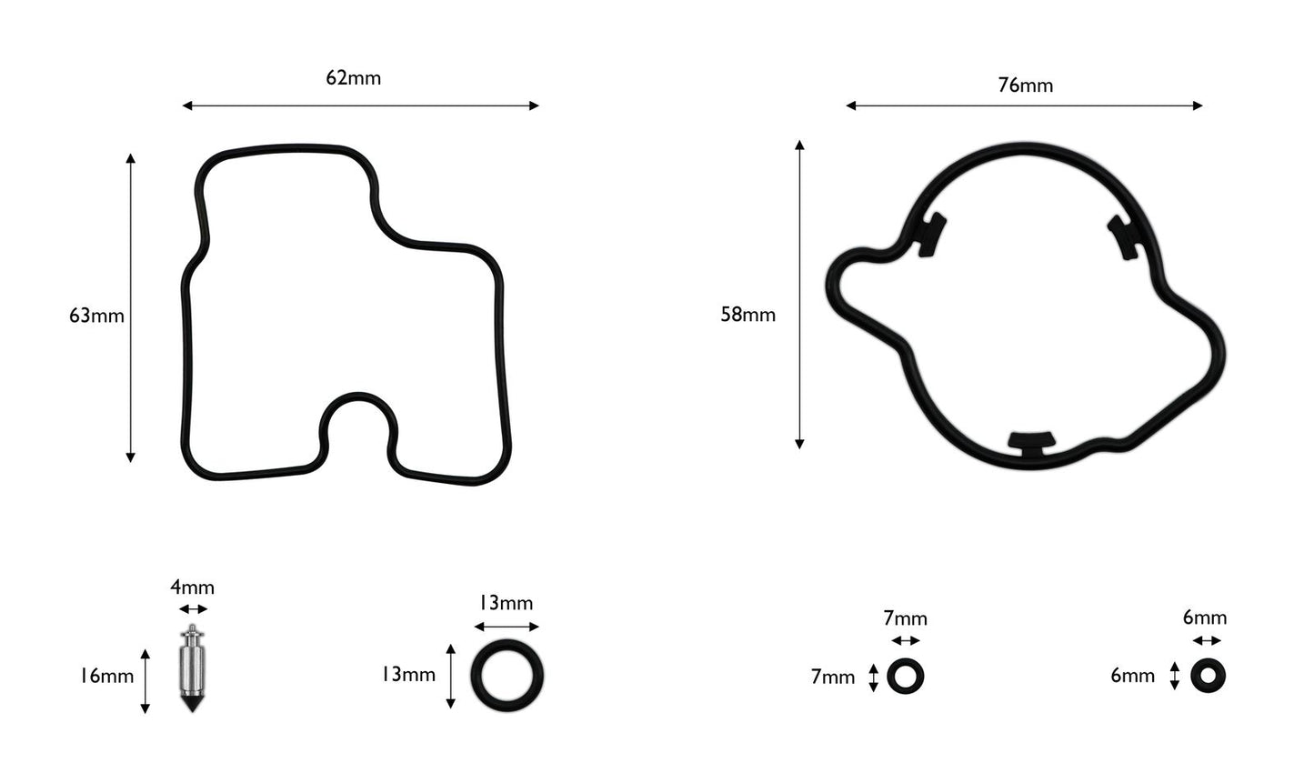 Carb Repair Kit Honda CBR600F 95-00, CBR900RR 92-95