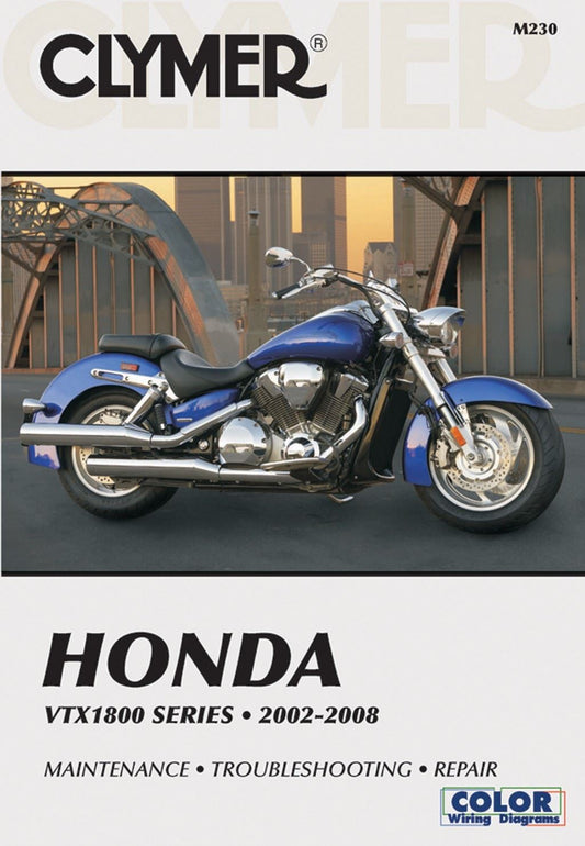 Clymer Manual For Honda VTX1800 02-08