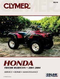 Clymer Manual For Honda TRX500 Rubicon 01-04