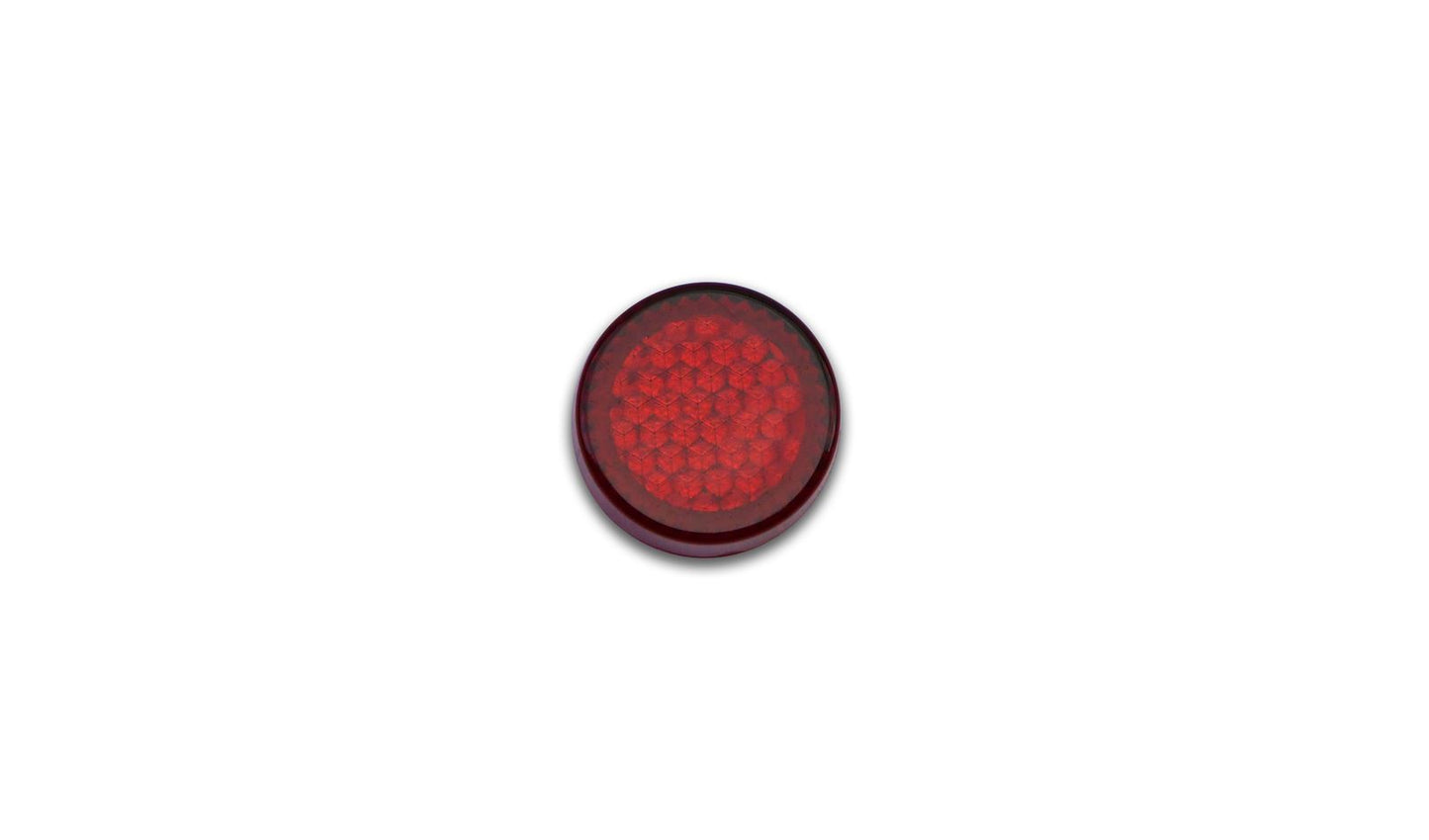 Reflector Red Round 10 x Stick-on OD 20mm