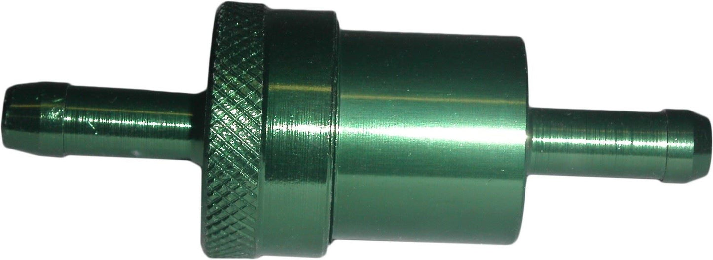 Fuel Filter 7mm Anodised Aluminium Green (Each)