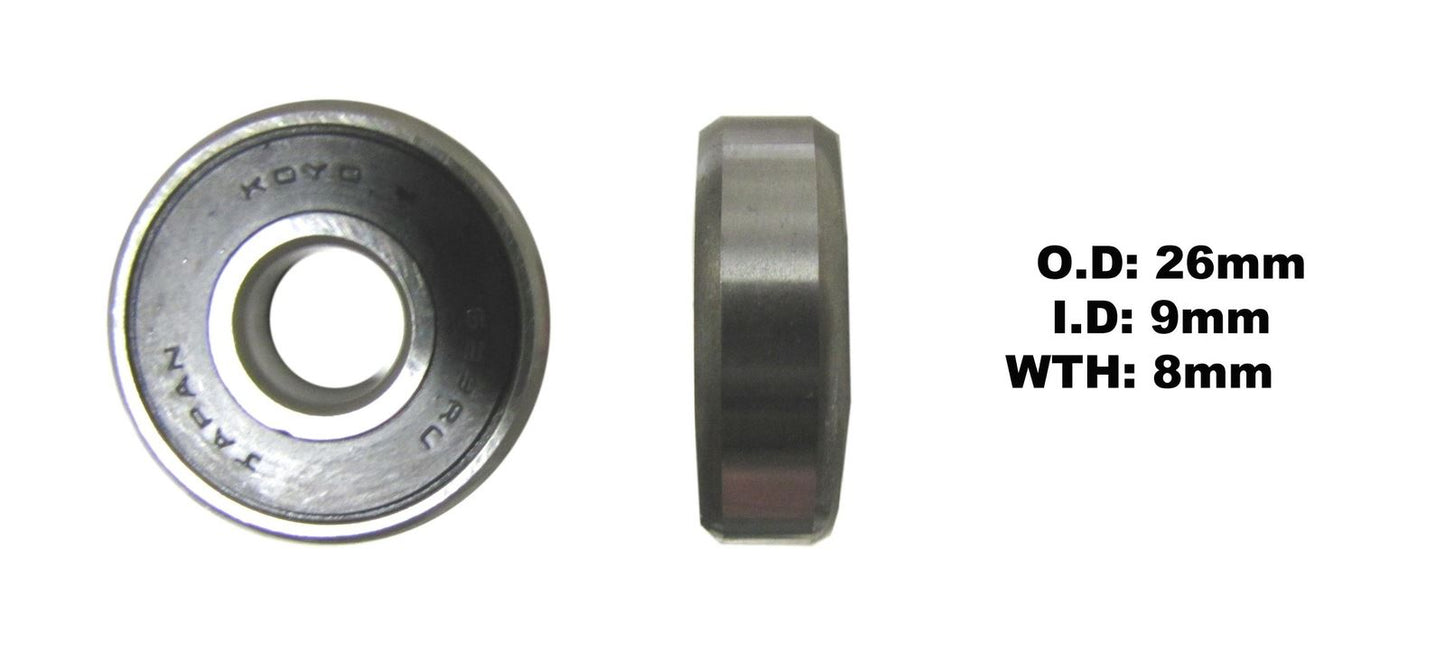 Bearing Koyo 629ZZ(I.D 9mm x O.D 26mm x W 8mm)