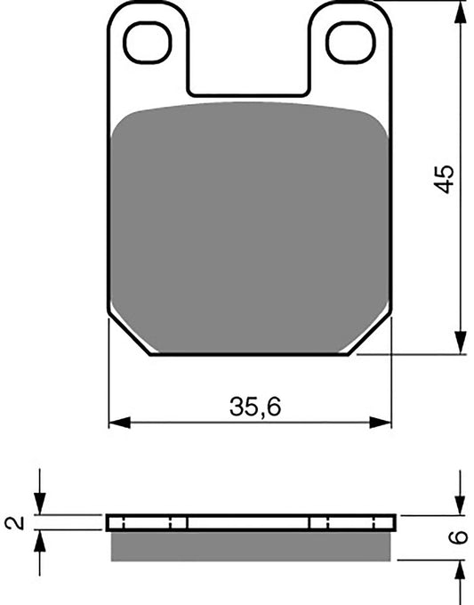 Goldfren Brake Pads S33-121, VD254, VD925, FA115, FRP405, SBS559