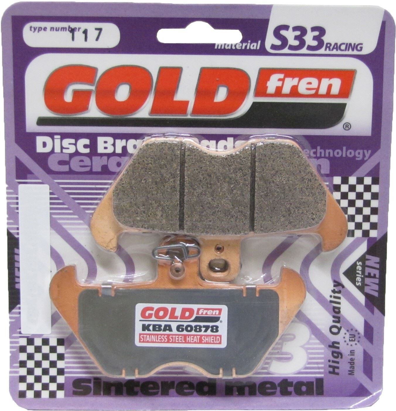 Goldfren Brake Pads S33-117, VD941, VD959, FA170, FA246, FA407, FDB605, SBS664