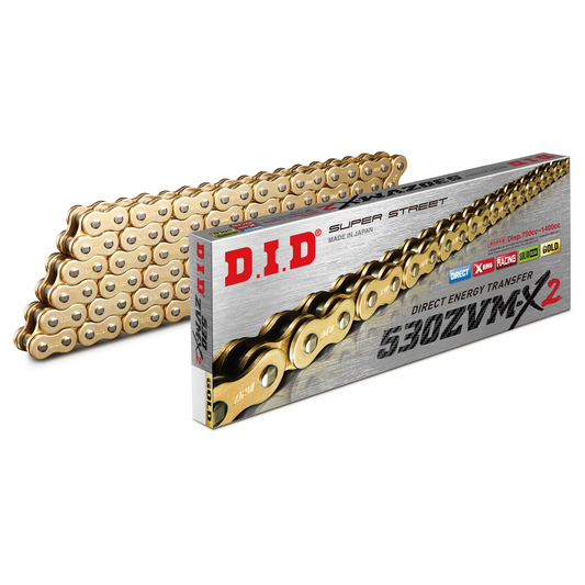 Chain DID 530ZVM-120 X-Ring Heavy Duty(Gold)