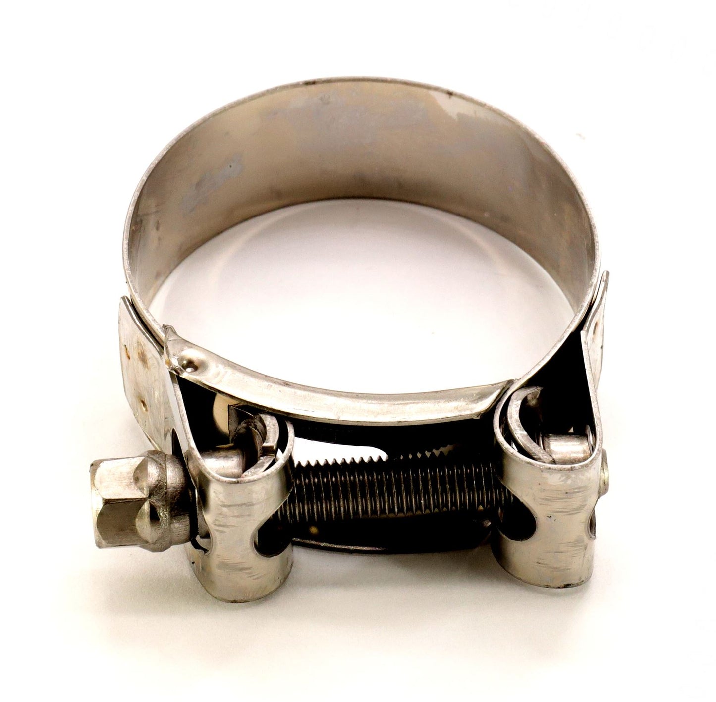 Mikalor Exhaust Clamp 51-55mm All Stainless Steel inc Bolt