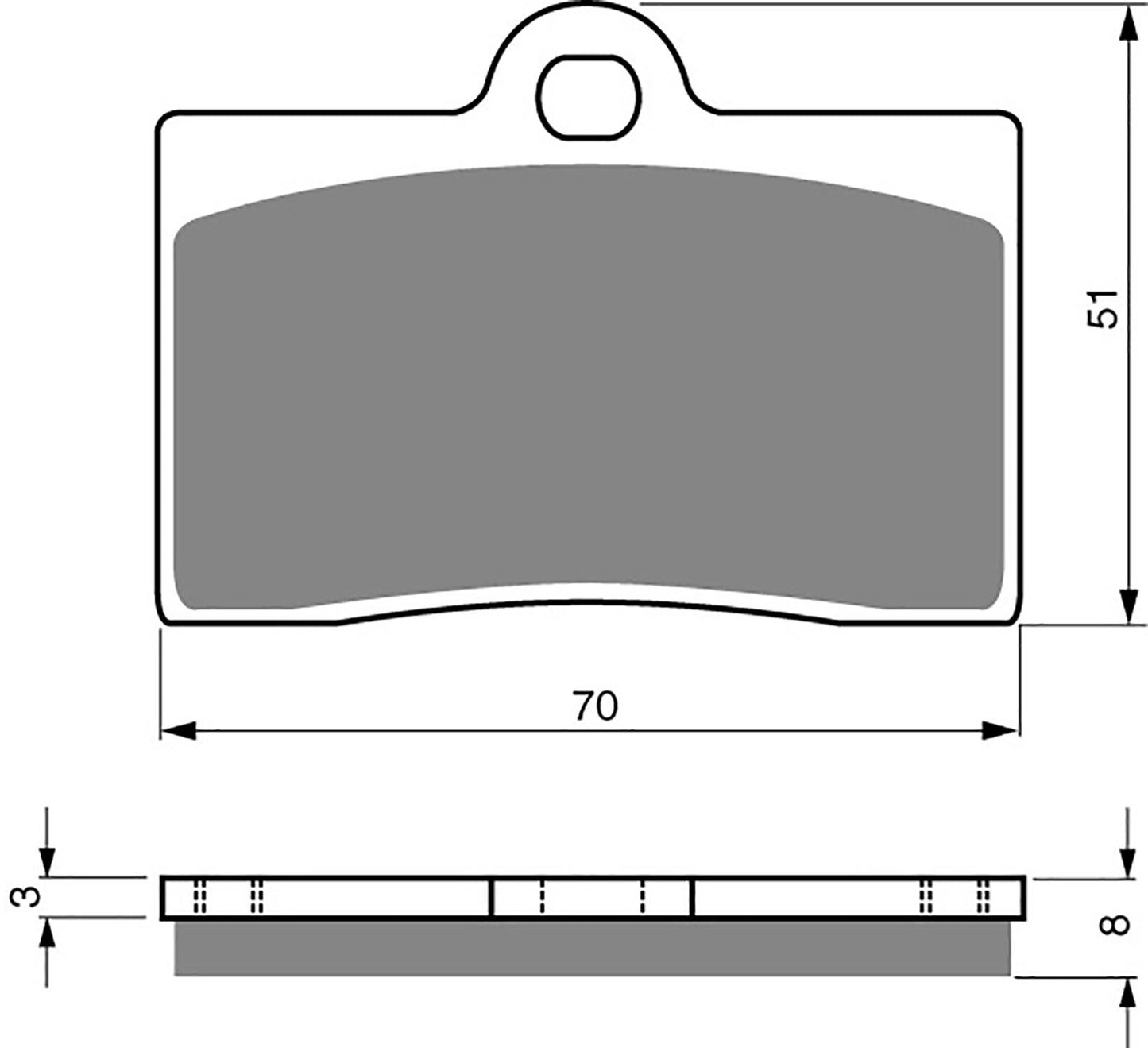 Goldfren Brake Pads S33-064, VD945, FA95, FDB408, SBS566