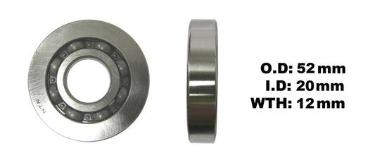 Bearing NTN 6304 Thin(ID 20mm x OD 52mm x W 12mm)