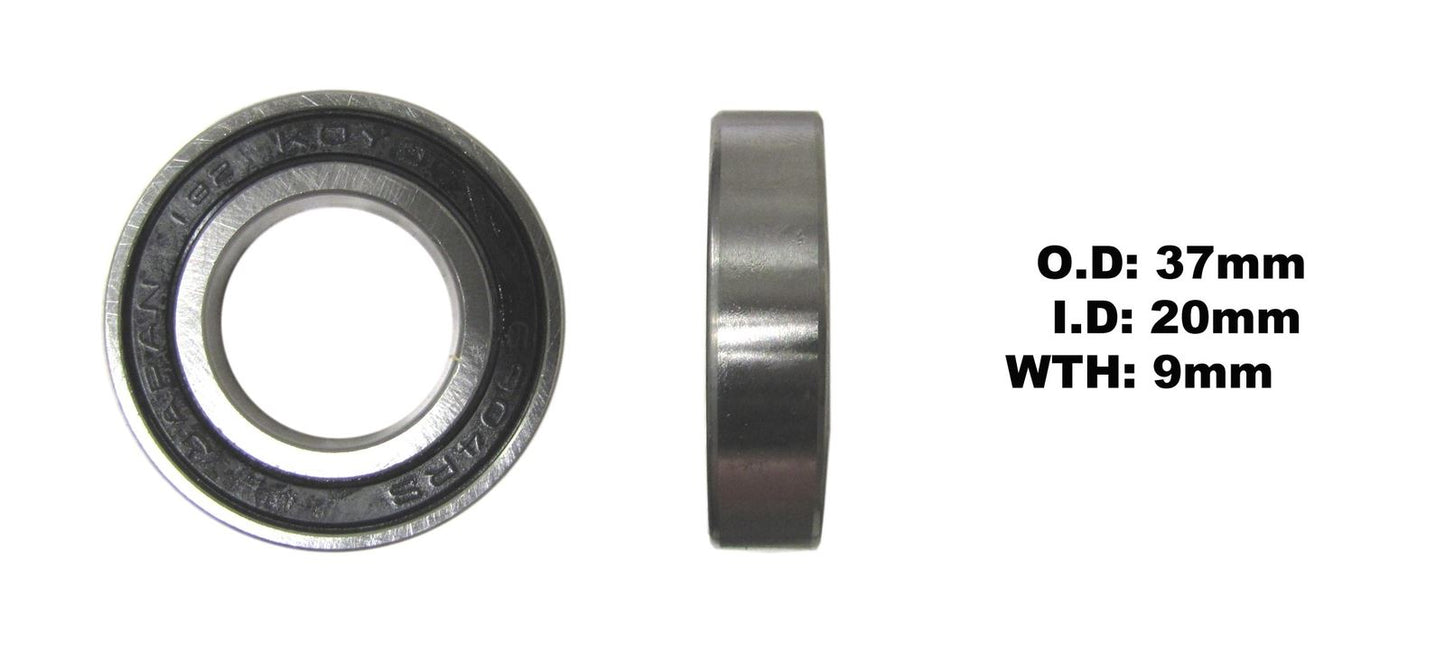 Koyo Bearing 6904-2RS-C3 (ID:20mm x OD:37mm x W:9mm)