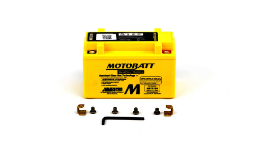 Motobatt Battery MBTZ10S 12v 9.1Ah (20Hr) CCA:165A YTZ10S L:151mm  x H:95mm x W:87mm