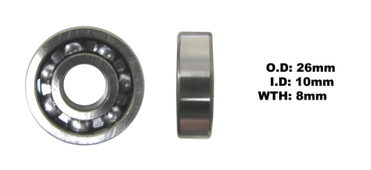 Bearing SNR 6000(ID 10mm x OD 26mm x W 8mm)