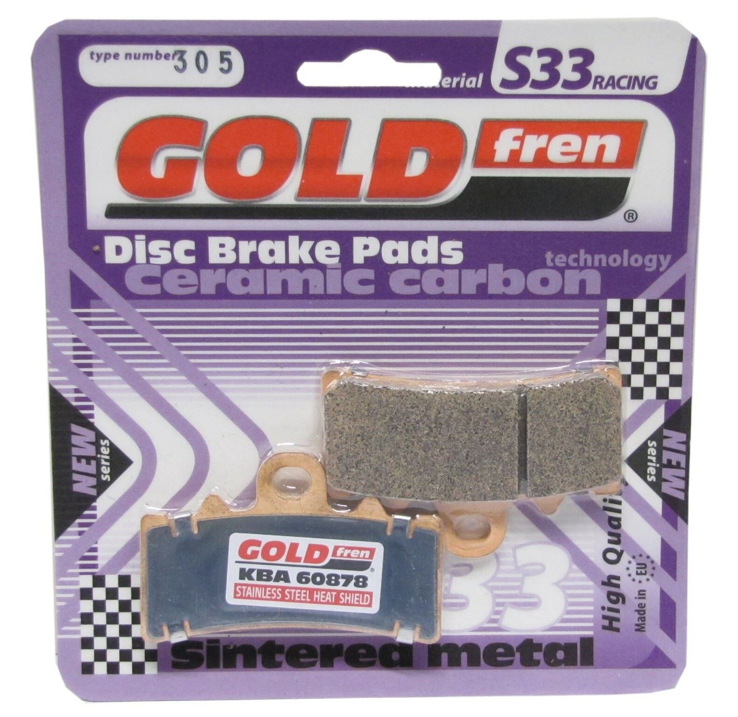 Goldfren Brake Pads S33-305, FA606, SBS877