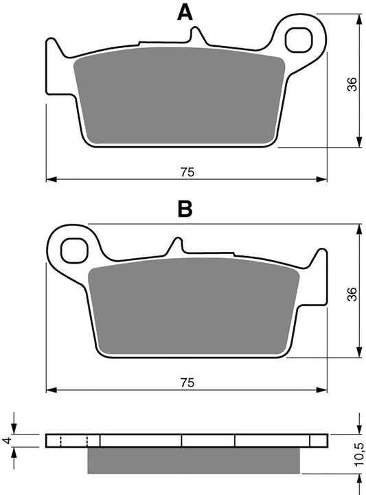 Goldfren Brake Pads K5-003, VD144, FA131, FDB539, SBS604