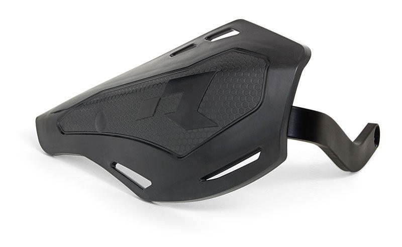 R-TECH BLACK HP1 HANDGUARD + MOUNTING KIT WITH BLACK BAR, SCRAMBLER FITMENT