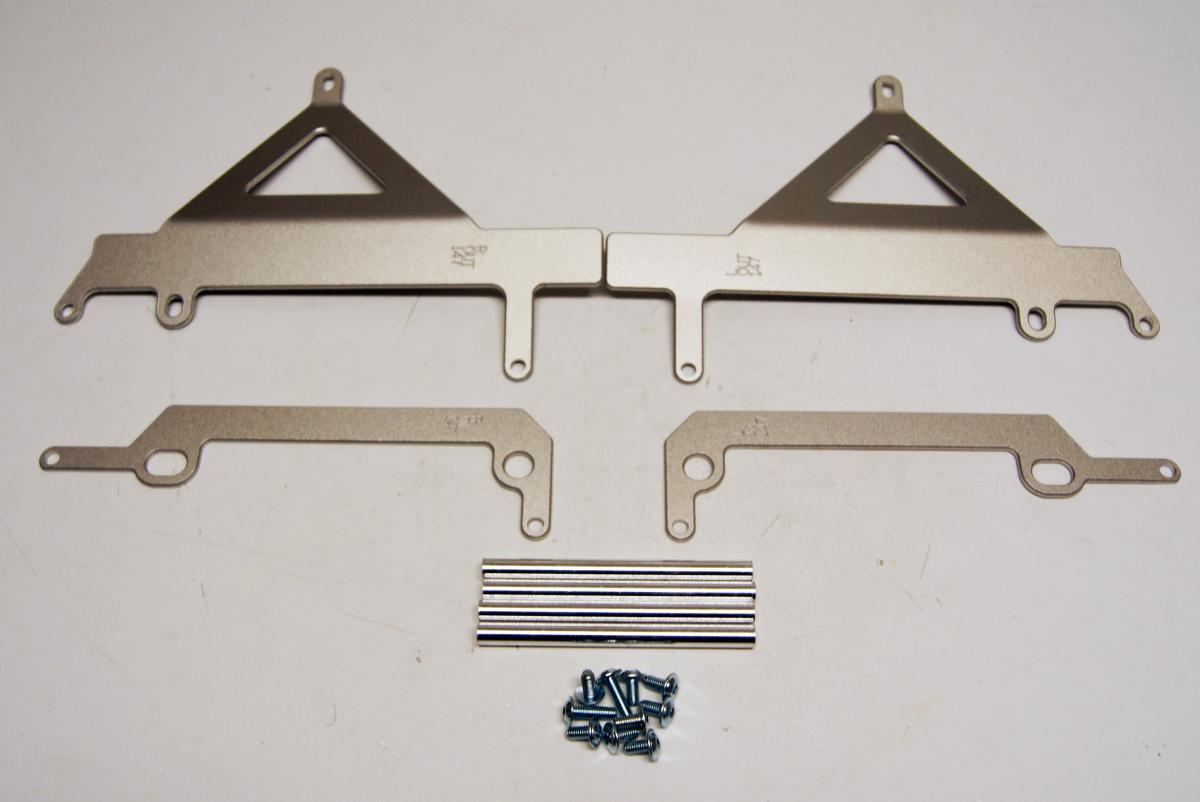R-TECH ALUMINUM RADIATOR BRACE TM 2 STROKE EN/MX 250/300 2015-2023