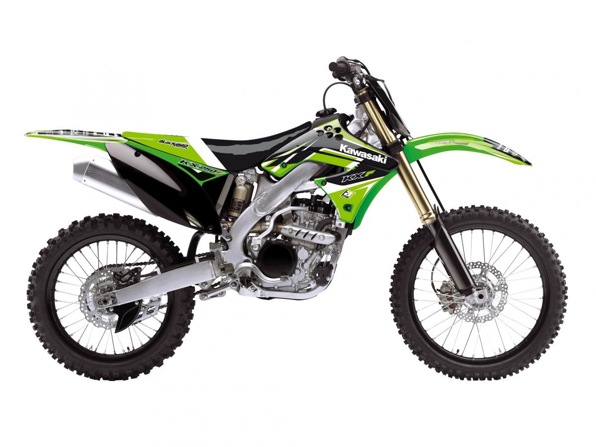 KAWASAKI KX-F250 2009-201 DREAM 4 DECAL KIT, BLACKBIRD