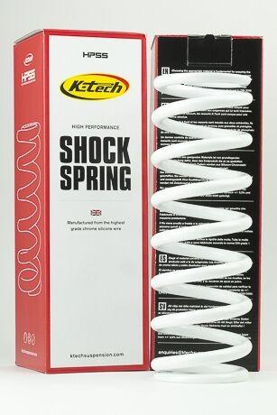 K-TECH SHOCK ABSORBER SPRING, 42N (63x250) White, 63-250-42, WP -10mm LOWERING