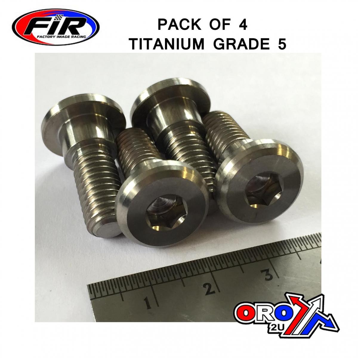 DISC BOLT M8x22mm -10 BOSS PK4, TITANIUM GRADE 5 /DISC BOLT