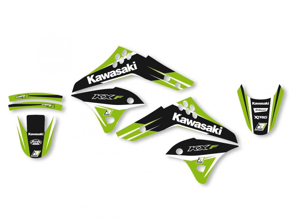 KAWASAKI KX250F 2006-2008, DREAM-4 DECAL KIY