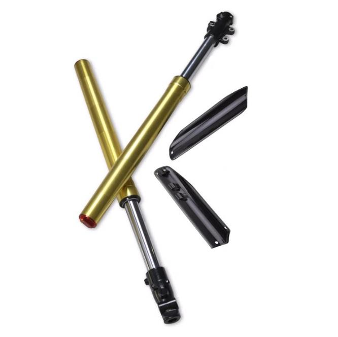 UNIVERSAL 45/48mm PIT BIKE FORKS, 15mm SPINDLE, 735mm LONG