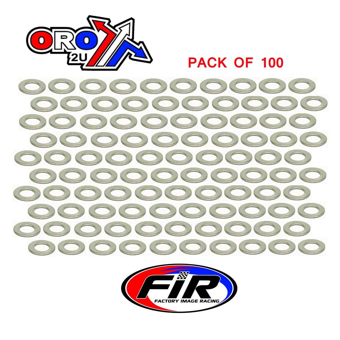 M5 WASHER STD BZP PACK/100