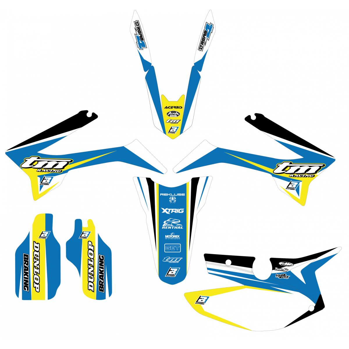 TM EC/EN/EN-F/MX 2015-2021, DREAM 4 DECAL KIT