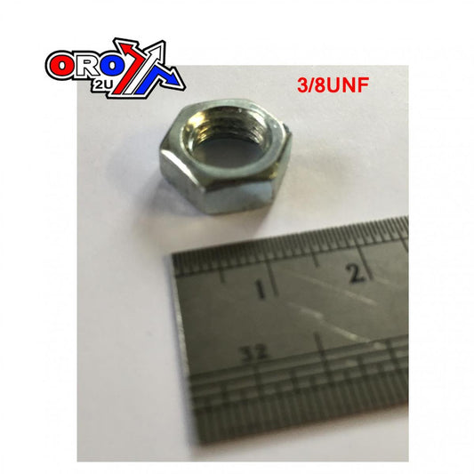 3/8UNF HALF NUT ZINC PLATED