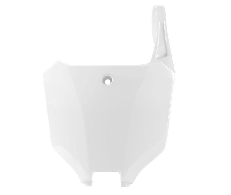 R-TECH WHITE FRONT PLATE HONDA CRF450R/RX 2021-2024, CRF250R/RX 2022-2024