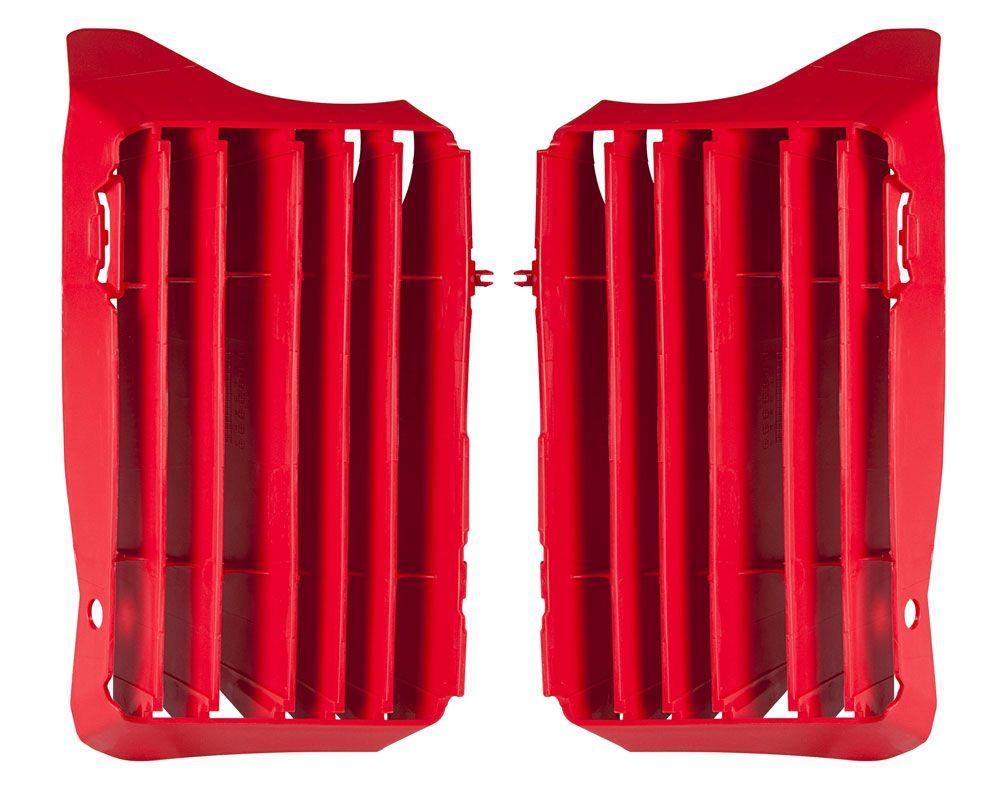 R-TECH RED O/S RAD LOUVERS/COVER HONDA CRF450R/RX 21-23, CRF250R/RX 22-23