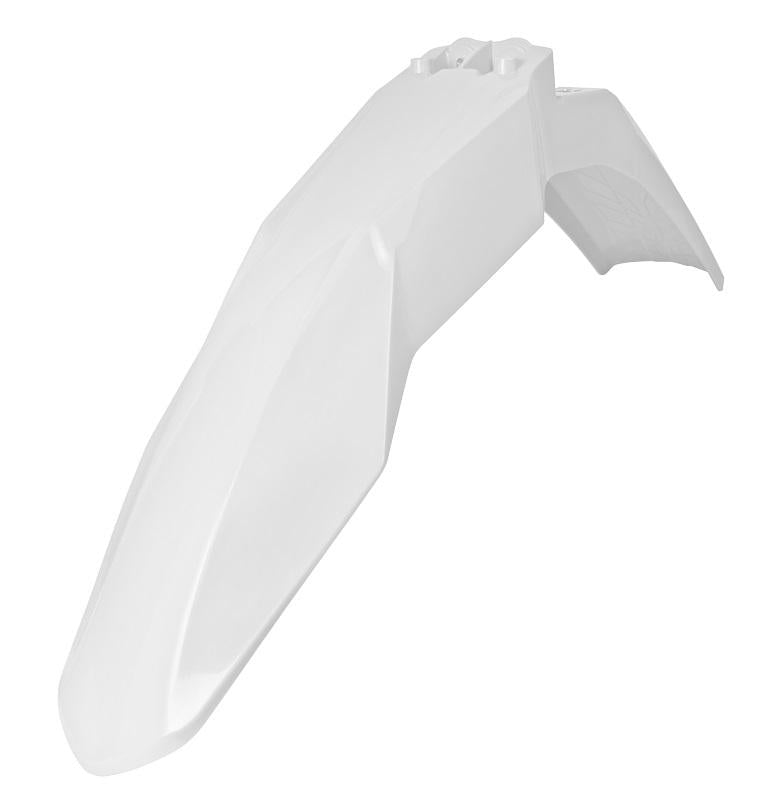 R-TECH WHITE VENTED FRONT FENDER GAS GAS EC/EC-F/MC/MC-F 2021-2023