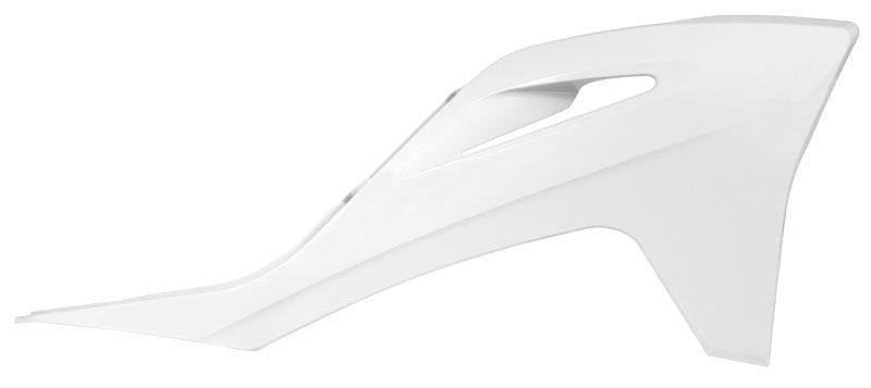 R-TECH WHITE RADIATOR SCOOP GAS GAS EC/EC-F/MC/MC-F 2021-2023