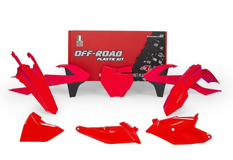 R-TECH RED PLASTIC KIT/6 KTM SX85 2018-2024, GAS GAS MC85 2021-2023