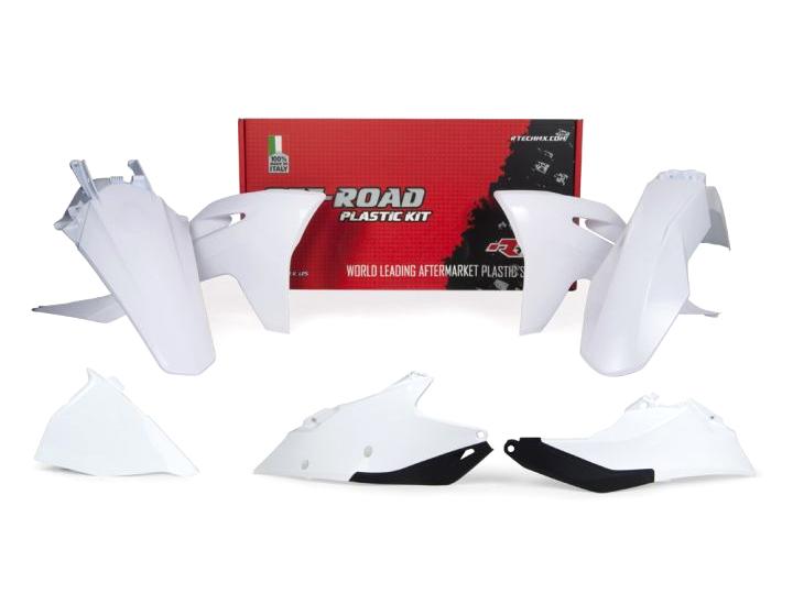 R-TECH WHITE PLASTIC KIT/5 GAS GAS EC/ECF 250/300/350 2021-2023