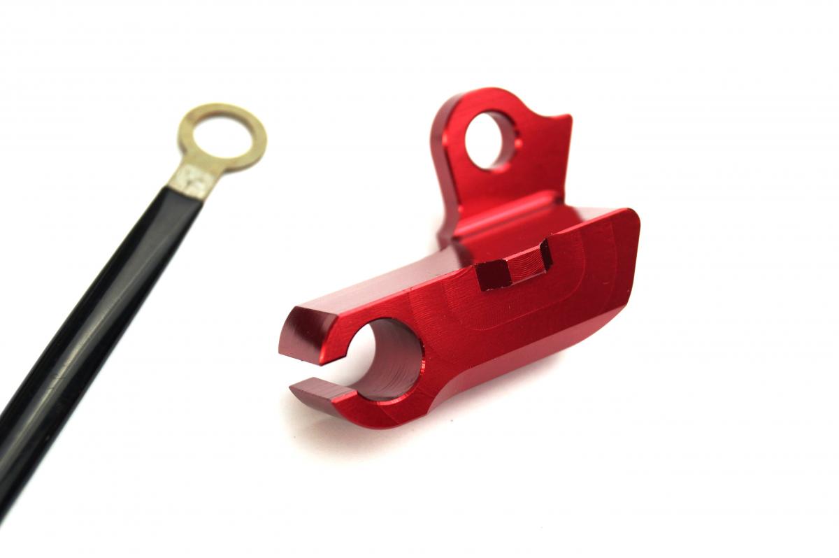 CLUTCH CABLE GUIDE RED, HONDA CRF250R 18-19, CRF250RX 19, FIR ASCCR-10