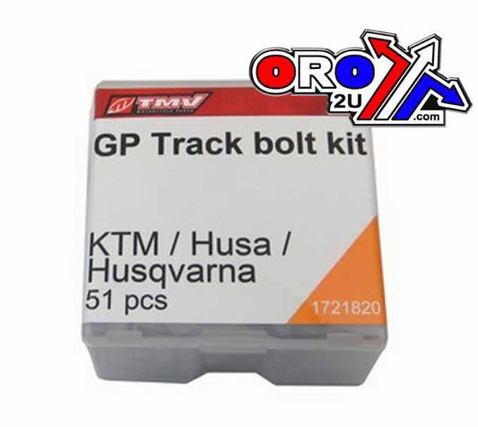 BOLT KIT TRACK SIDE KTM/HUSKY, TMV 1721820, 51PCS