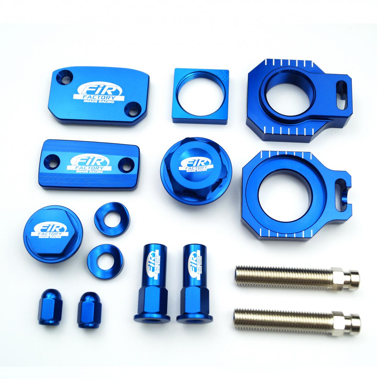 BLING KIT HUSQVARNA 16-21, FIR CPK-511, CNC ALLOY, AXLE BLOCK, CAPS, TYRE NUT