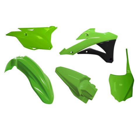 R-TECH OEM 20 STYLE PLASTIC KIT/5 KAWASAKI KX85 2014-2021, KX100 2014-2021