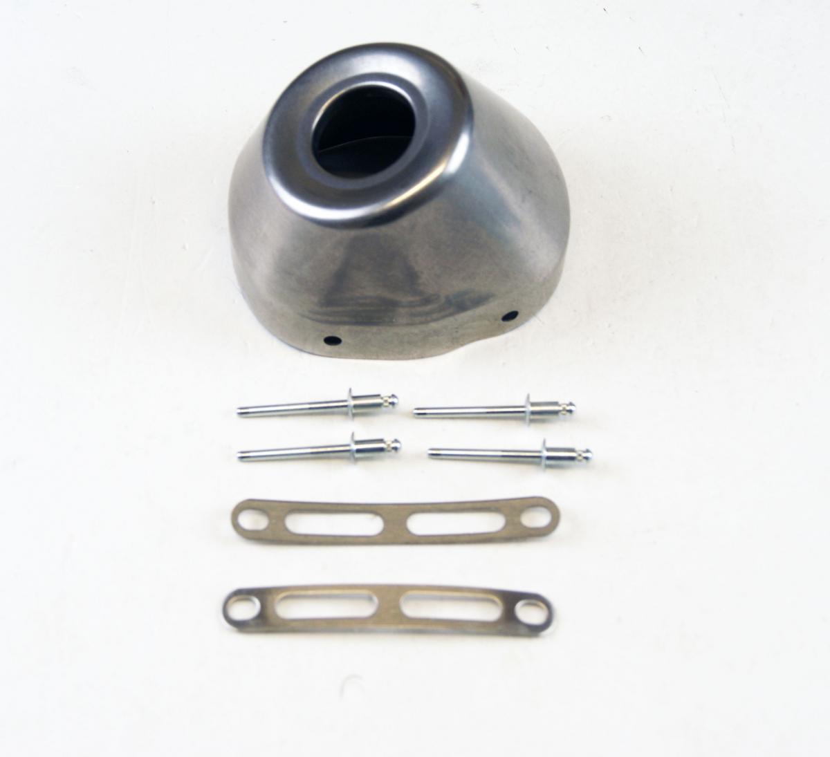 FMF POWERCORE 2.1 REPLACEMENT END CAP, STAINLESS
